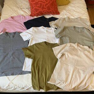Lot of 8 Men's XS Everlane Premium Heavyweight Crew - Size XS